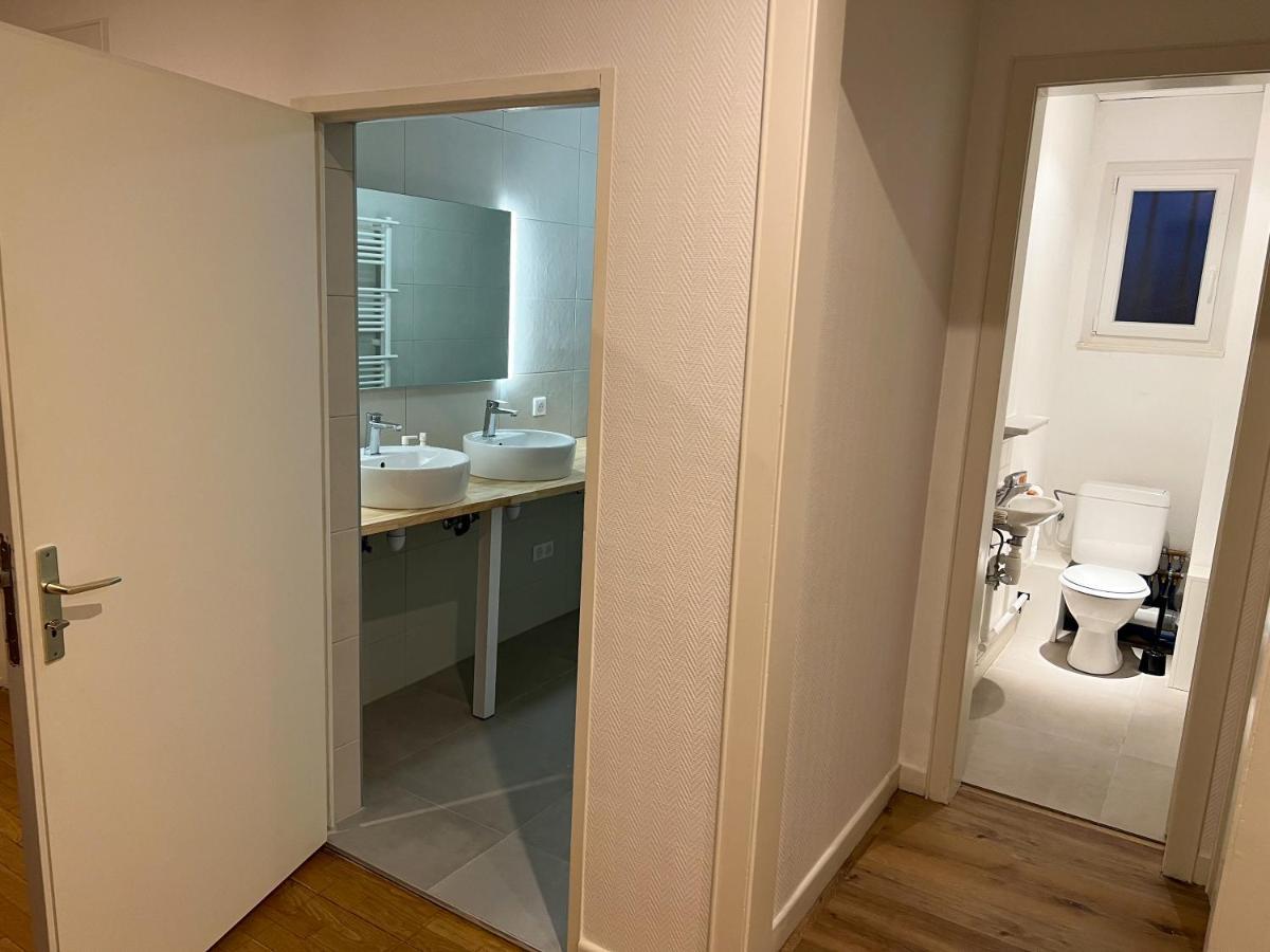 Chambres Privees -Private Room- Dans Un Spacieux Appartement - 100M2 Centre Proche Gare Mulhouse Exteriör bild